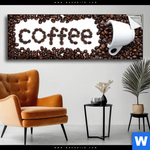 Spannbild Kaffeegenuss Aus Besten Bohnen Panorama Produktvorschau mit dem Bild Kaffeegenuss aus besten Bohnen im Format Panorama.