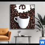 Spannbild Kaffeegenuss Aus Besten Bohnen Quadrat Produktvorschau mit dem Bild Kaffeegenuss aus besten Bohnen im Format Quadrat.