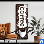 Spannbild Kaffeegenuss Aus Besten Bohnen Schmal Produktvorschau mit dem Bild Kaffeegenuss aus besten Bohnen im Format Schmal.