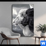 Spannbild Kontrast Loewenkraft Hochformat Produktvorschau mit dem Bild Kontrast Löwenkraft im Format Hochformat.