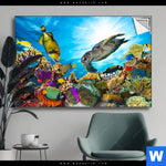 Spannbild Korallen Fische Querformat Produktvorschau mit dem Bild Korallen & Fische im Format Querformat.