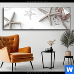 Spannbild Kuestenfeeling Muschel Panorama Produktvorschau mit dem Bild Küstenfeeling - Muschel im Format Panorama.