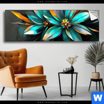 Spannbild Leuchtende Fantasieblueten Panorama Produktvorschau mit dem Bild Leuchtende Fantasieblüten im Format Panorama.