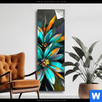 Spannbild Leuchtende Fantasieblueten Schmal Produktvorschau mit dem Bild Leuchtende Fantasieblüten im Format Schmal.