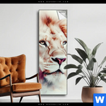 Spannbild Loewe Im Farbenspiel Schmal Produktvorschau mit dem Bild Löwe im Farbenspiel im Format Schmal.