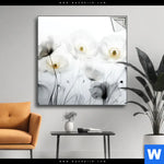 Spannbild Luftige Bluetenstille Quadrat Produktvorschau mit dem Bild Luftige Blütenstille im Format Quadrat.