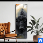 Spannbild Maechtiger Bueffel Schmal Produktvorschau mit dem Bild Mächtiger Büffel im Format Schmal.