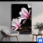 Spannbild Magnolien Zen Steine Hochformat Produktvorschau mit dem Bild Magnolien & Zen Steine im Format Hochformat.