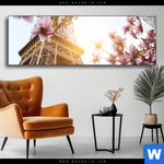 Spannbild Mangnolien In Paris Panorama Produktvorschau mit dem Bild Mangnolien in Paris im Format Panorama.
