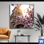 Spannbild Mangnolien In Paris Quadrat Produktvorschau mit dem Bild Mangnolien in Paris im Format Quadrat.
