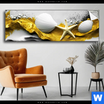 Spannbild Maritime Muschel Kunst Panorama Produktvorschau mit dem Bild Maritime Muschel-Kunst im Format Panorama.