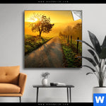 Spannbild Morgenspaziergang Quadrat Produktvorschau mit dem Bild Morgenspaziergang im Format Quadrat.