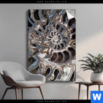 Spannbild Muschel Fossil No 3 Hochformat Produktvorschau mit dem Bild Muschel Fossil No. 3 im Format Hochformat.