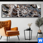 Spannbild Muschel Fossil No 3 Panorama Produktvorschau mit dem Bild Muschel Fossil No. 3 im Format Panorama.