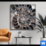 Spannbild Muschel Fossil No 3 Quadrat Produktvorschau mit dem Bild Muschel Fossil No. 3 im Format Quadrat.