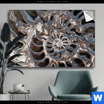 Spannbild Muschel Fossil No 3 Querformat Produktvorschau mit dem Bild Muschel Fossil No. 3 im Format Querformat.