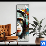 Spannbild Musikalischer Affe Schmal Produktvorschau mit dem Bild Musikalischer Affe im Format Schmal.