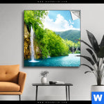 Spannbild Natur Pur Am See Quadrat Produktvorschau mit dem Bild Natur pur am See im Format Quadrat.