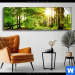 Spannbild Natur Pur Der Wald Panorama Produktvorschau mit dem Bild Natur pur - Der Wald im Format Panorama.