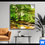 Spannbild Natur Pur Der Wald Quadrat Produktvorschau mit dem Bild Natur pur - Der Wald im Format Quadrat.