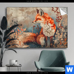 Spannbild Naturpoesie Mit Fuchs Querformat Produktvorschau mit dem Bild Naturpoesie mit Fuchs im Format Querformat.