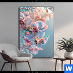 Spannbild Orchideenblueten In Pastell Hochformat Produktvorschau mit dem Bild Orchideenblüten in Pastell im Format Hochformat.