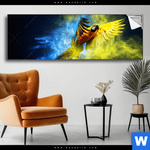 Spannbild Papagei Farbexplosion Panorama Produktvorschau mit dem Bild Papagei - Farbexplosion im Format Panorama.