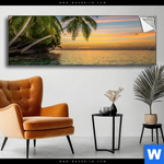 Spannbild Paradiesische Insel Panorama Produktvorschau mit dem Bild Paradiesische Insel im Format Panorama.