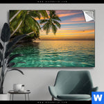 Spannbild Paradiesische Insel Querformat Produktvorschau mit dem Bild Paradiesische Insel im Format Querformat.