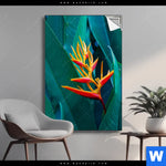 Spannbild Paradiesvogelblume Hochformat Produktvorschau mit dem Bild Paradiesvogelblume im Format Hochformat.