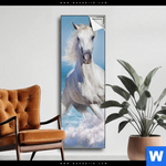 Spannbild Pferdeherde Am Strand Schmal Produktvorschau mit dem Bild Pferdeherde am Strand im Format Schmal.