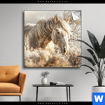 Spannbild Pferdeliebe Stolze Freiheit Quadrat Produktvorschau mit dem Bild Pferdeliebe - Stolze Freiheit im Format Quadrat.