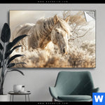 Spannbild Pferdeliebe Stolze Freiheit Querformat Produktvorschau mit dem Bild Pferdeliebe - Stolze Freiheit im Format Querformat.