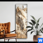 Spannbild Pferdeliebe Stolze Freiheit Schmal Produktvorschau mit dem Bild Pferdeliebe - Stolze Freiheit im Format Schmal.