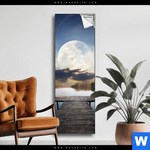 Spannbild Pier Am Fluss Schmal Produktvorschau mit dem Bild Pier am Fluss im Format Schmal.