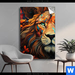 Spannbild Pop Art Leo Hochformat Produktvorschau mit dem Bild Pop Art Leo im Format Hochformat.