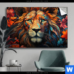 Spannbild Pop Art Leo Querformat Produktvorschau mit dem Bild Pop Art Leo im Format Querformat.