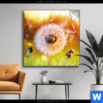 Spannbild Pusteblume No 8 Quadrat Produktvorschau mit dem Bild Pusteblume No. 8 im Format Quadrat.