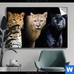 Spannbild Raubkatzen Querformat Produktvorschau mit dem Bild Raubkatzen im Format Querformat.