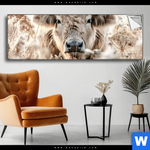 Spannbild Rind Kraft Der Stille Panorama Produktvorschau mit dem Bild Rind - Kraft der Stille im Format Panorama.