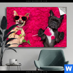 Spannbild Romantik Mit Suessen Hunden Querformat Produktvorschau mit dem Bild Romantik mit süßen Hunden im Format Querformat.