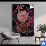 Spannbild Romantische Blumenillustration Hochformat Produktvorschau mit dem Bild Romantische Blumenillustration im Format Hochformat.