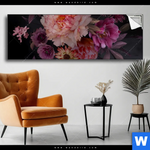 Spannbild Romantische Blumenillustration Panorama Produktvorschau mit dem Bild Romantische Blumenillustration im Format Panorama.