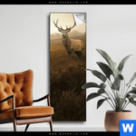 Spannbild Rothirsch Im Nebel Schmal Produktvorschau mit dem Bild Rothirsch im Nebel im Format Schmal.