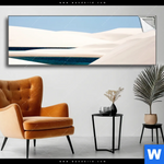 Spannbild Sandduenen Und Seen Panorama Produktvorschau mit dem Bild Sanddünen und Seen im Format Panorama.