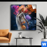 Spannbild Schlafende Nixe Quadrat Produktvorschau mit dem Bild Schlafende Nixe im Format Quadrat.