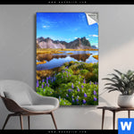 Spannbild Schoener Tag In Island Hochformat Produktvorschau mit dem Bild Schöner Tag in Island im Format Hochformat.