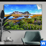 Spannbild Schoener Tag In Island Querformat Produktvorschau mit dem Bild Schöner Tag in Island im Format Querformat.