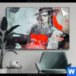 Spannbild Schweigsame Frau Querformat Produktvorschau mit dem Bild Schweigsame Frau im Format Querformat.