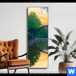 Spannbild See Mit Alter Bruecke Aus Stein Schmal Produktvorschau mit dem Bild See mit alter Brücke aus Stein im Format Schmal.